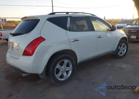 2004 Nissan Murano Sl from USA, damaged, VIN JN8AZ08T94W225095